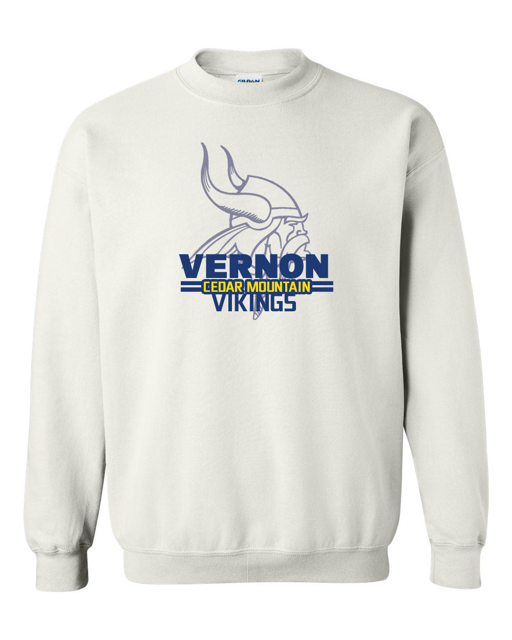 Vernon design 9 non hooded sweatshirt