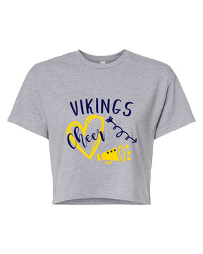 Vikings Cheer Design 3 Crop Top