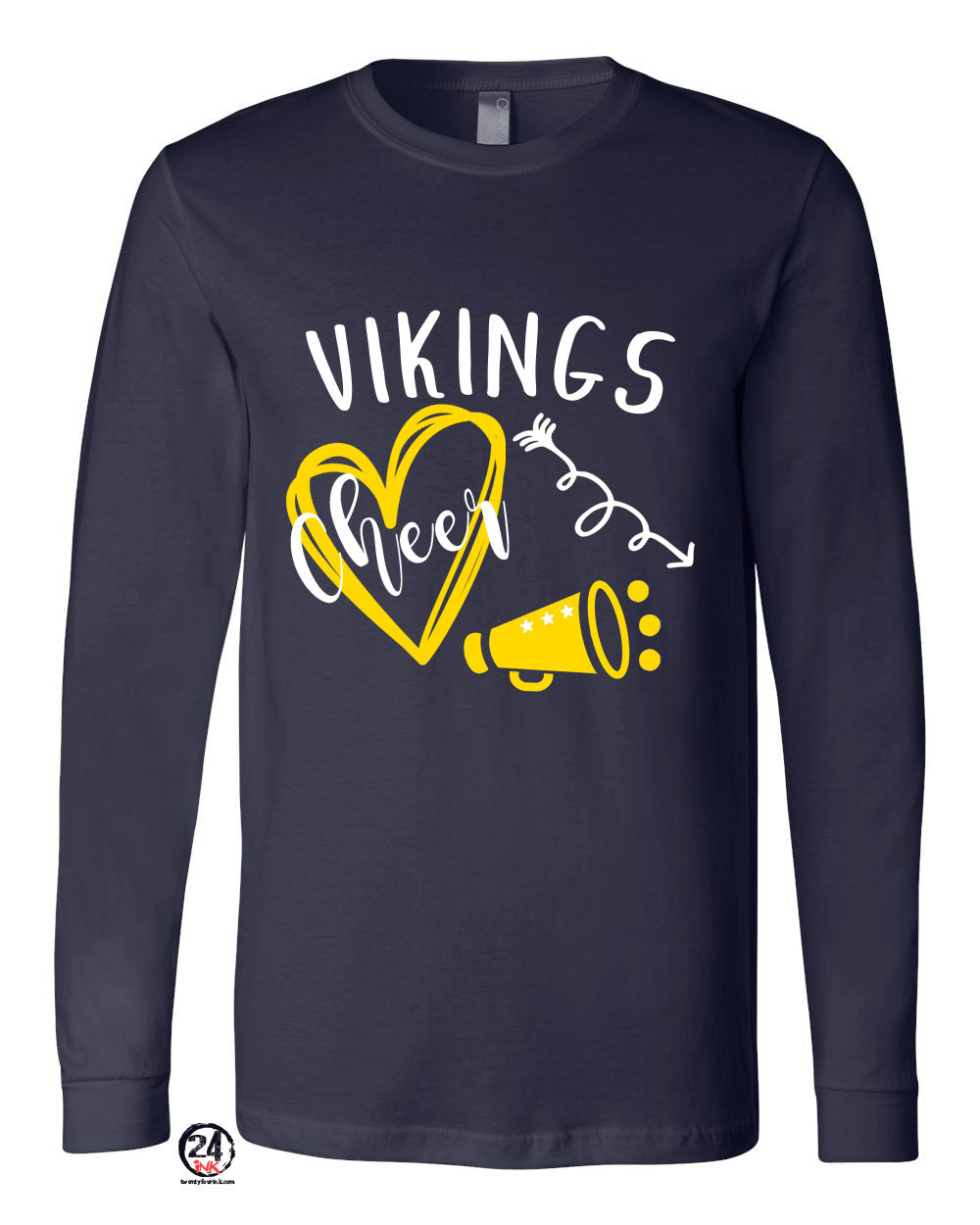 Vikings Cheer Design 3 Long Sleeve Shirt