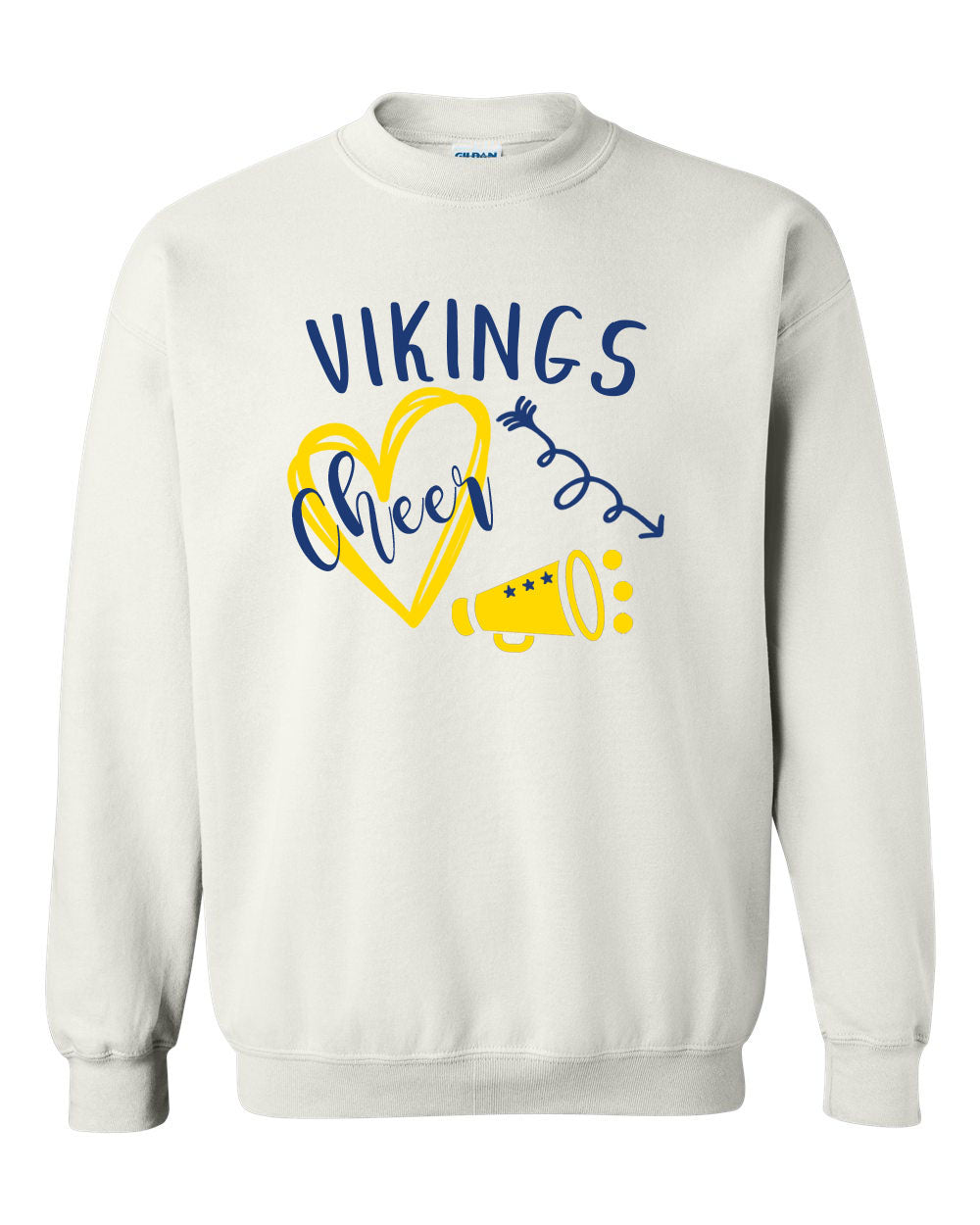 Vikings Cheer design 3 non hooded sweatshirt