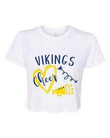 Vikings Cheer Design 3 Crop Top