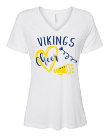 Vikings Cheer Design 3 V-neck T-shirt