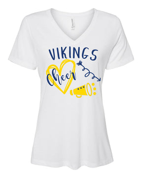 Vikings Cheer Design 3 V-neck T-shirt