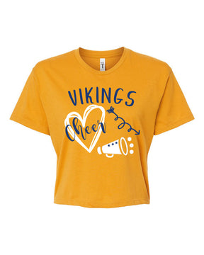 Vikings Cheer Design 3 Crop Top