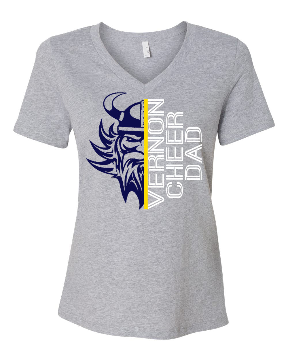 Vikings Cheer Design 10 V-neck T-shirt