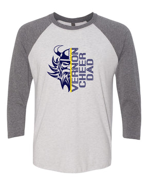 Vikings Cheer design 10 raglan shirt