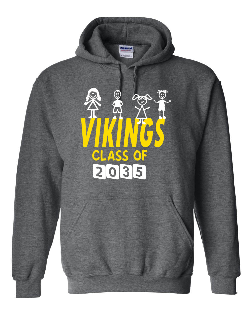 Vernon design 18 Hooded Sweatshirt