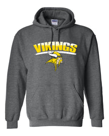 Distressed Viking Hooded Sweatshirt