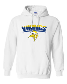 Distressed Viking Hooded Sweatshirt