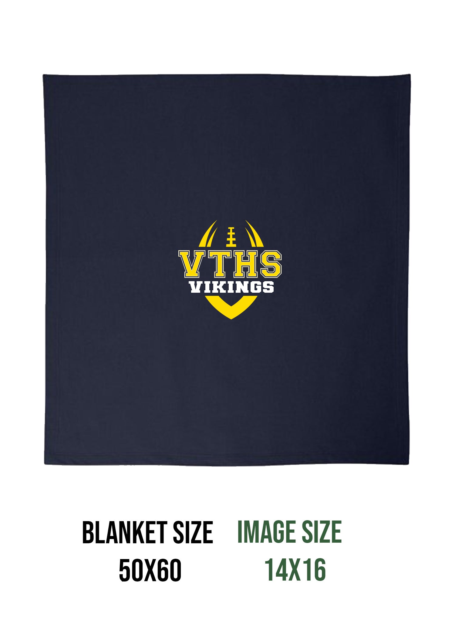 Vernon Football Design 1 Blanket