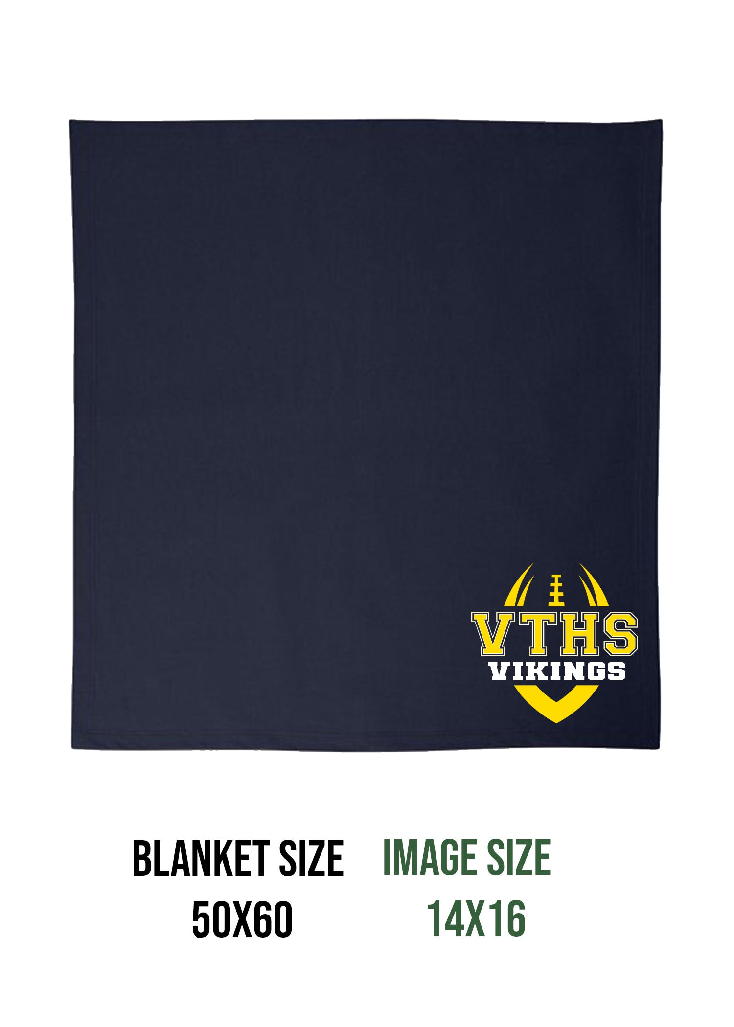 Vernon Football Design 1 Blanket