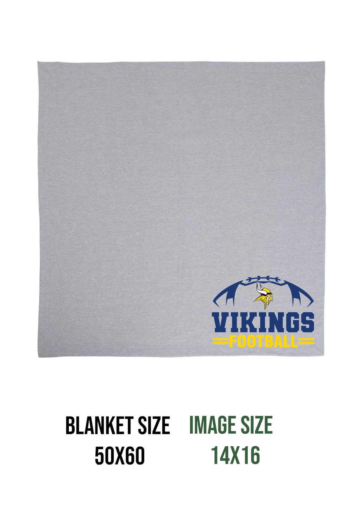 Vernon Football Design 2 Blanket
