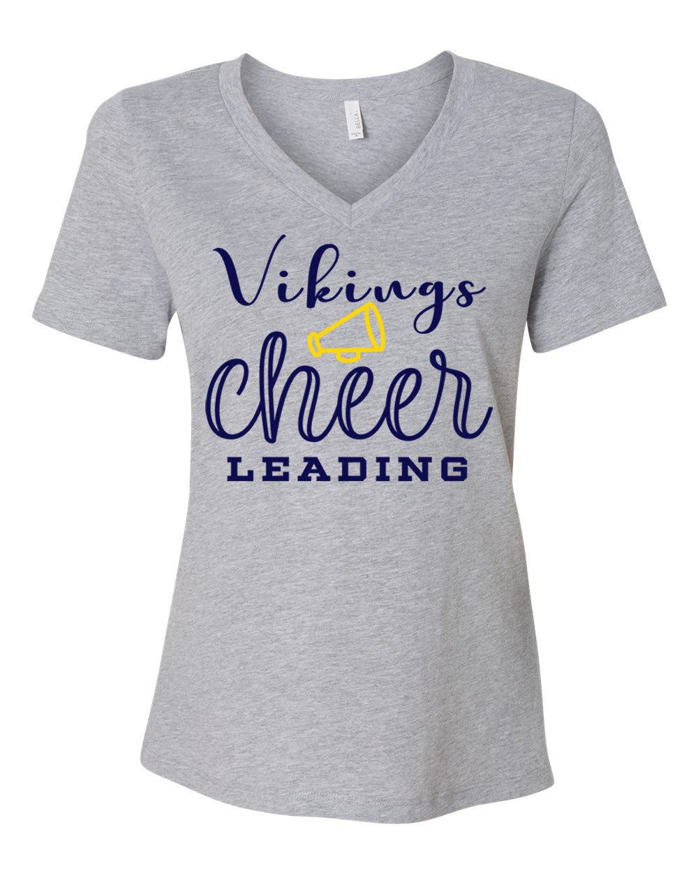 Vikings Cheer Design 4 V-neck T-shirt