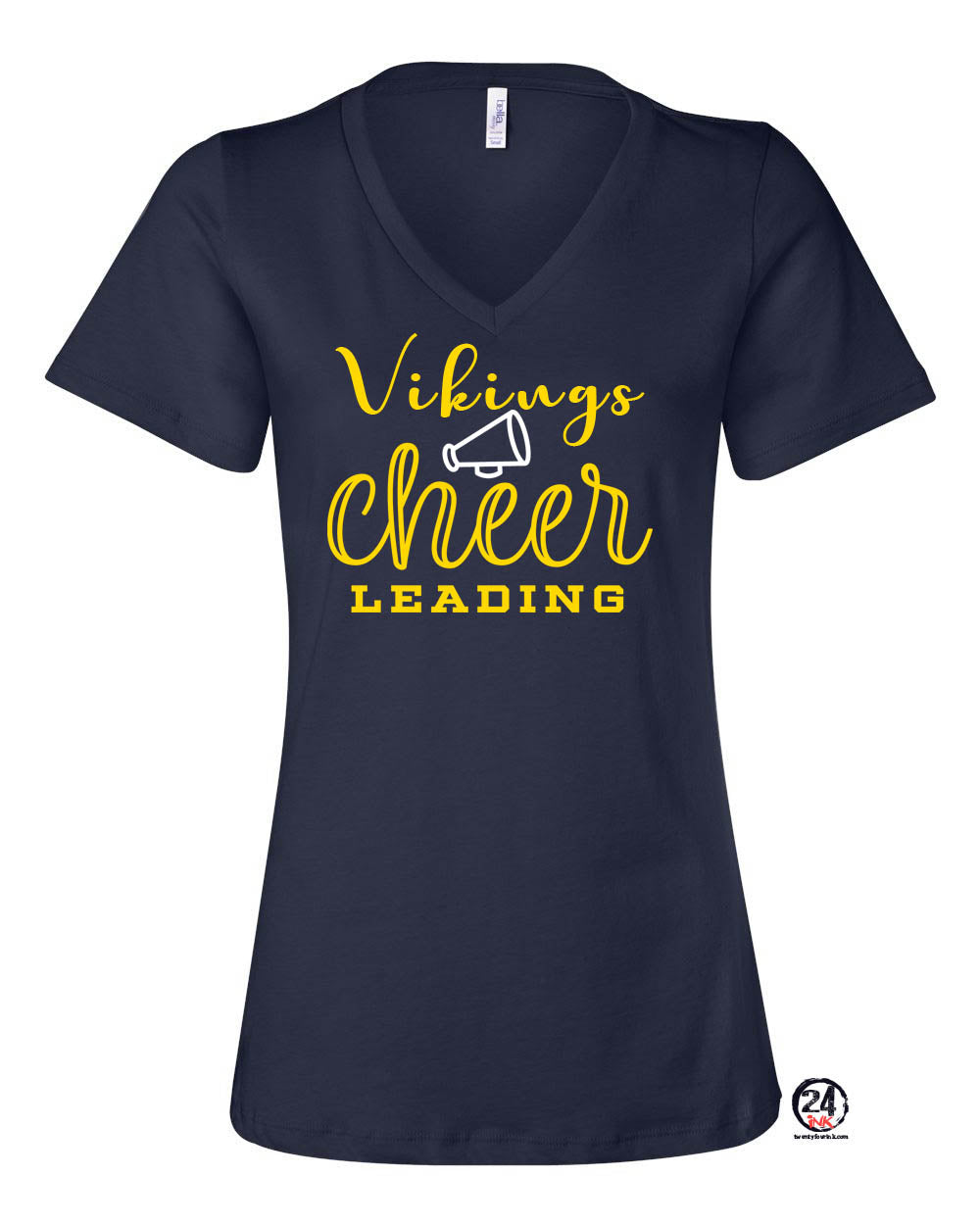 Vikings Cheer Design 4 V-neck T-shirt