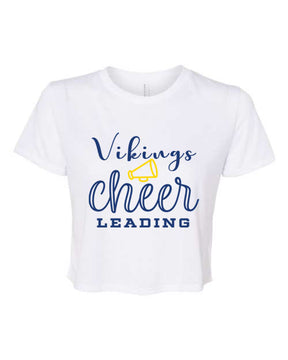 Vikings Cheer Design 4 Crop Top