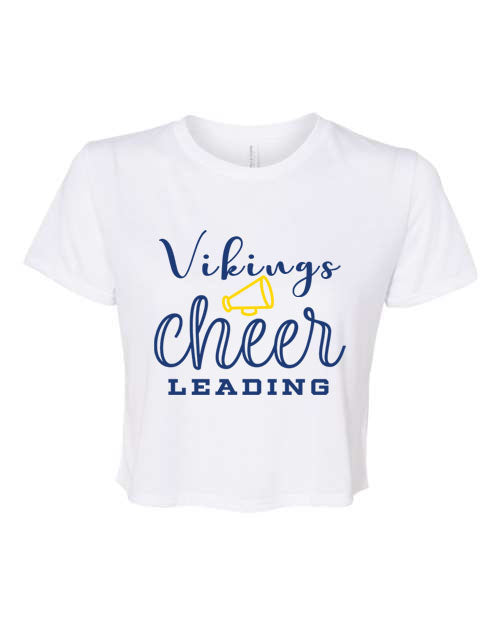 Vikings Cheer Design 4 Crop Top