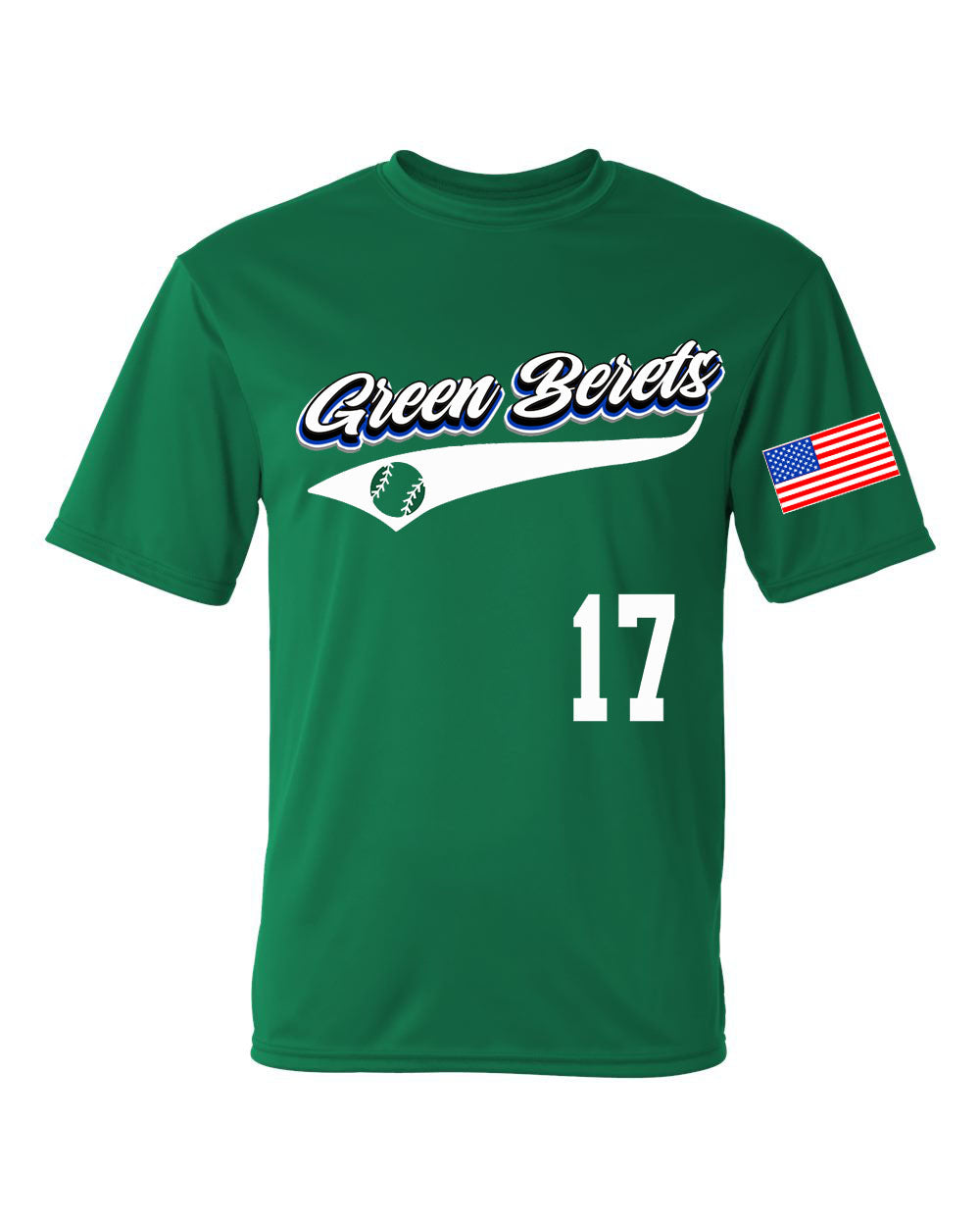 Baseball Uniform Performance Material T-Shirt